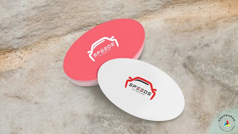کارت ویزیت بیضی