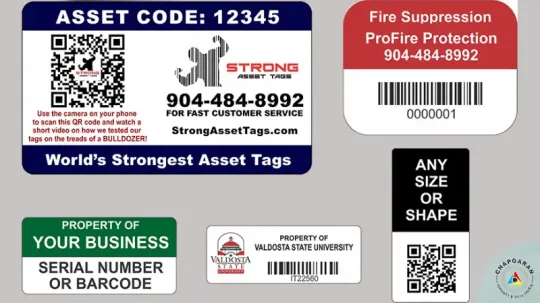 برچسب اموال چیست؟ انواع برچسب اموال، ویژگی ها و کاربردهای آن