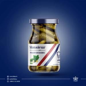 لیبل شیشه ای مربع