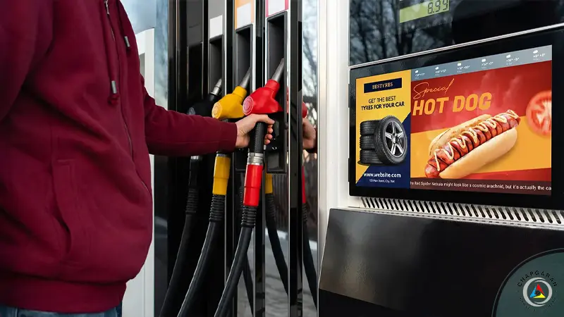 تبلیغات در پمپ بنزین