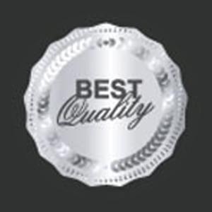 لیبل متالایز نقره ای دایره با روکش سلفون مخملی