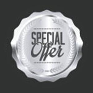 لیبل متالایز نقره ای دایره با روکش لمینت سرد