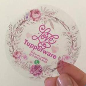 لیبل شیشه ای دایره 