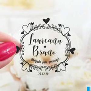 لیبل شیشه ای دایره با روکش سلفون مخملی