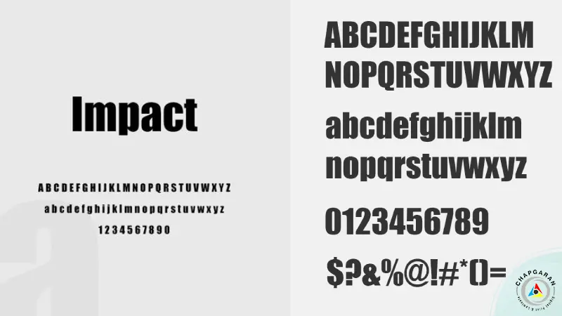 فونت ایمپکت