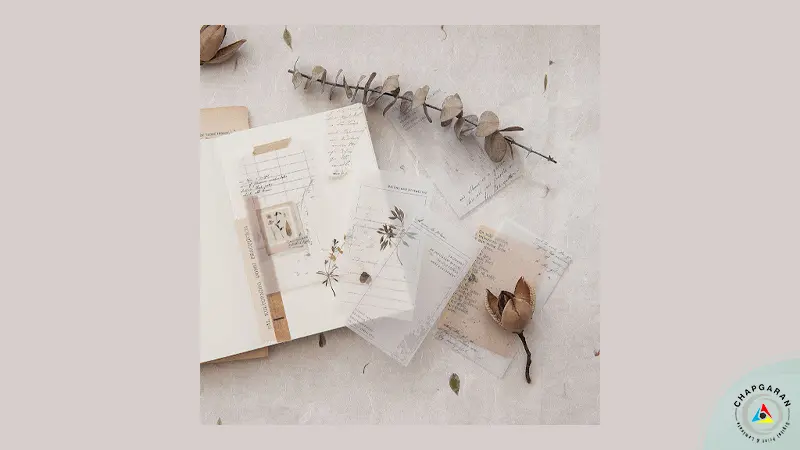 کارت پستال و کاغذ کالک