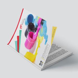 صحافی چسب گرم A3 افقی(چاپ مقوا+سلفون+چسب)